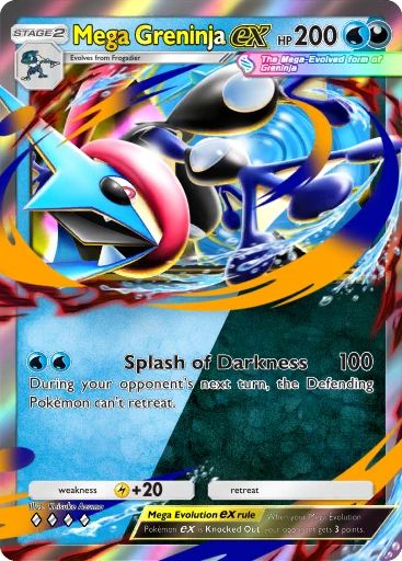 Mega Greninja ex C1-042 · Dual Fusion