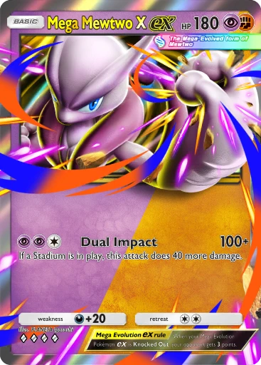 Mega Mewtwo X ex C1-056 · Dual Fusion