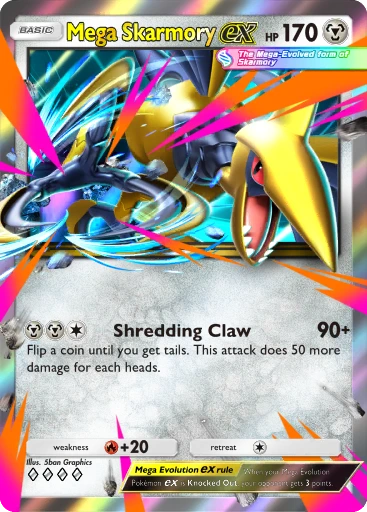 Mega Skarmory ex C1-091 · Dual Fusion