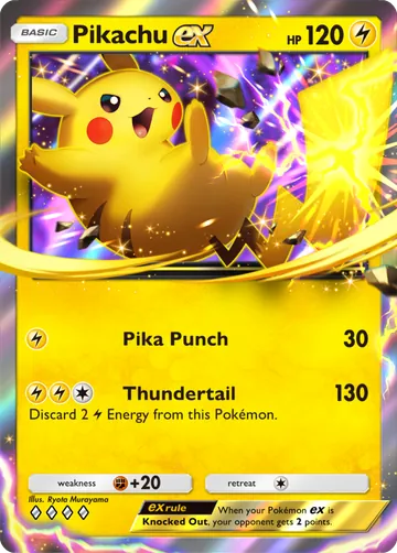 Pikachu ex · English official preview
