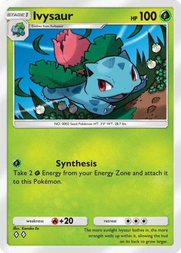 Ivysaur · B4b-002 · ◇◇ · Deluxe Pack: Mega