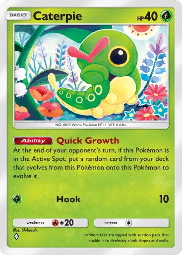 Caterpie · B4b-004 · ◇ · Deluxe Pack: Mega