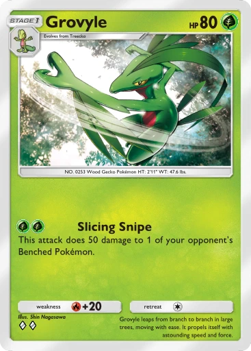 Grovyle · B4b-011 · ◇◇ · Deluxe Pack: Mega