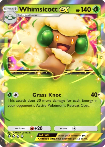 Whimsicott ex · B4b-017 · ◇◇◇◇ · Deluxe Pack: Mega