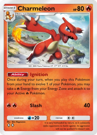 Charmeleon · B4b-030 · ◇◇ · Deluxe Pack: Mega