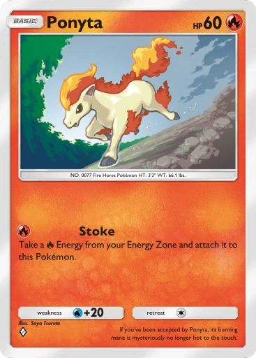 Ponyta · B4b-034 · ◇ · Deluxe Pack: Mega