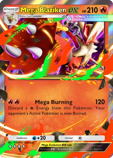 Mega Blaziken ex · B4b-041 · ◇◇◇◇ · Deluxe Pack: Mega