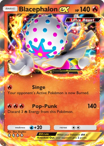 Blacephalon ex · B4b-045 · ◇◇◇◇ · Deluxe Pack: Mega