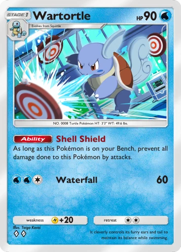 Wartortle · B4b-053 · ◇◇ · Deluxe Pack: Mega