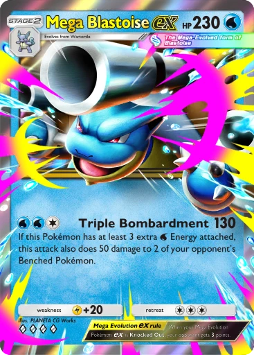 Mega Blastoise ex · B4b-054 · ◇◇◇◇ · Deluxe Pack: Mega