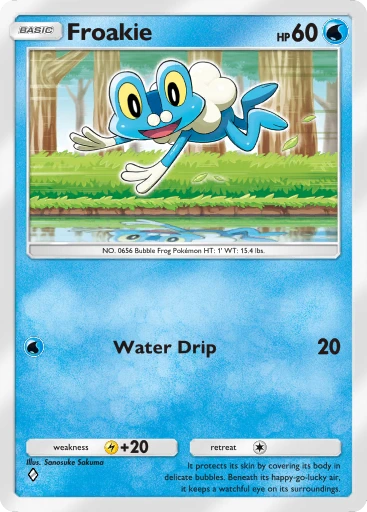 Froakie · B4b-071 · ◇ · Deluxe Pack: Mega