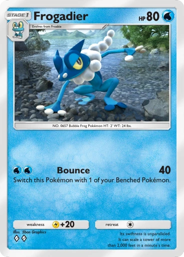 Frogadier · B4b-072 · ◇◇ · Deluxe Pack: Mega