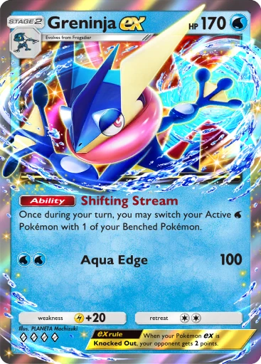 Greninja ex · B4b-073 · ◇◇◇◇ · Deluxe Pack: Mega