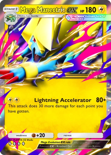Mega Manectric ex · B4b-092 · ◇◇◇◇ · Deluxe Pack: Mega