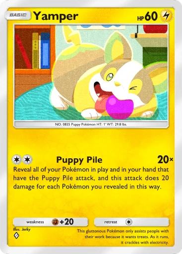 Yamper · B4b-097 · ◇ · Deluxe Pack: Mega