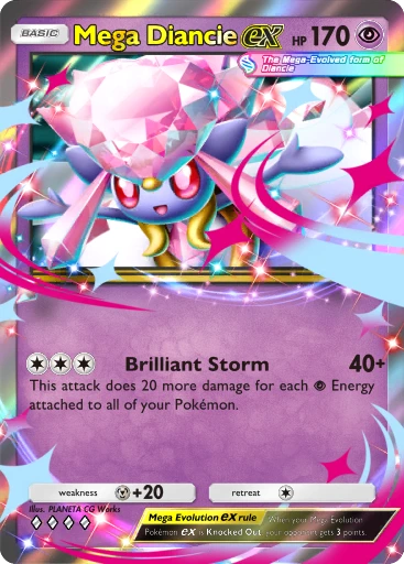 Mega Diancie ex · B4b-114 · ◇◇◇◇ · Deluxe Pack: Mega
