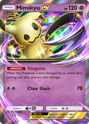 Mimikyu ex · B4b-115 · ◇◇◇◇ · Deluxe Pack: Mega