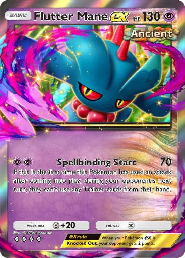 Flutter Mane ex · B4b-120 · ◇◇◇◇ · Deluxe Pack: Mega