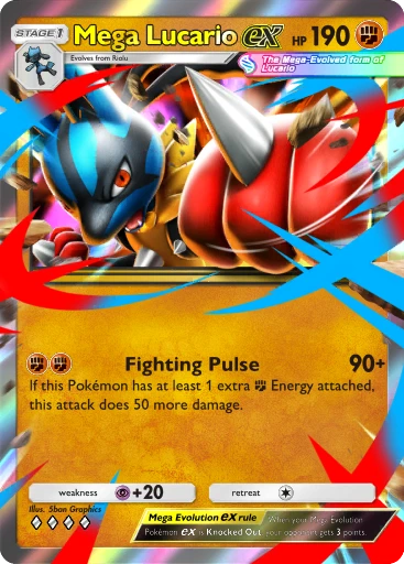 Mega Lucario ex · B4b-127 · ◇◇◇◇ · Deluxe Pack: Mega