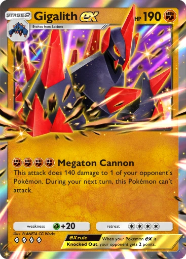 Gigalith ex · B4b-131 · ◇◇◇◇ · Deluxe Pack: Mega