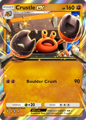 Crustle ex · B4b-133 · ◇◇◇◇ · Deluxe Pack: Mega
