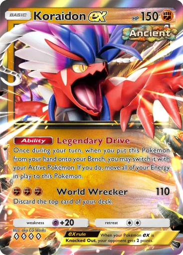 Koraidon ex · B4b-136 · ◇◇◇◇ · Deluxe Pack: Mega