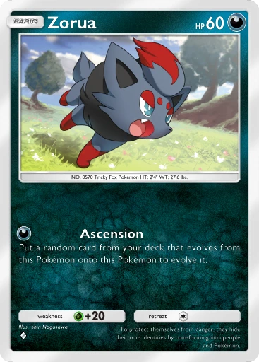 Zorua · B4b-145 · ◇ · Deluxe Pack: Mega