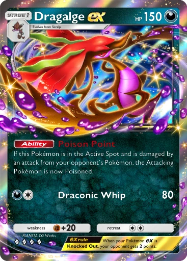 Dragalge ex · B4b-148 · ◇◇◇◇ · Deluxe Pack: Mega