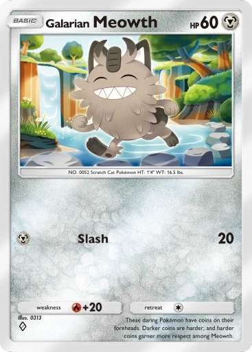 Galarian Meowth · B4b-153 · ◇ · Deluxe Pack: Mega