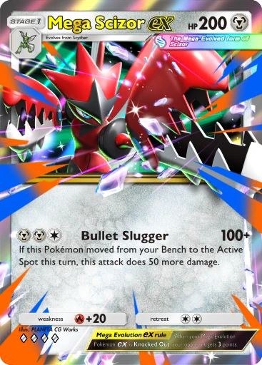 Mega Scizor ex · B4b-156 · ◇◇◇◇ · Deluxe Pack: Mega