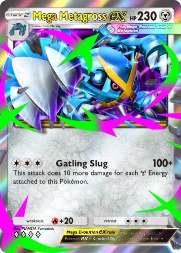 Mega Metagross ex · B4b-160 · ◇◇◇◇ · Deluxe Pack: Mega