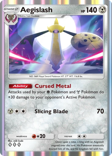 Aegislash · B4b-164 · ◇◇◇ · Deluxe Pack: Mega