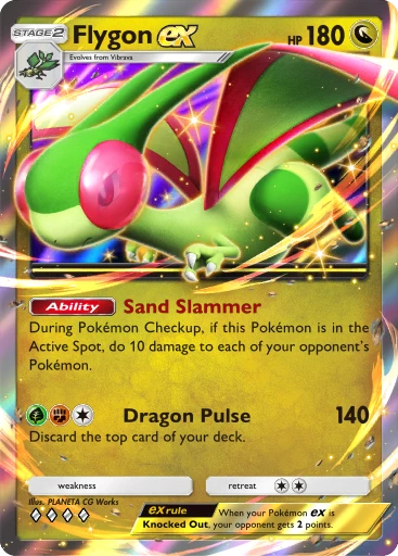 Flygon ex · B4b-172 · ◇◇◇◇ · Deluxe Pack: Mega