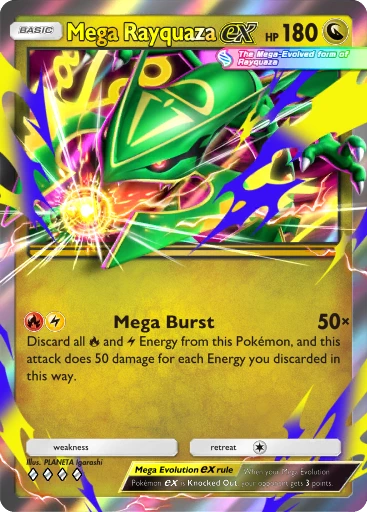 Mega Rayquaza ex · B4b-173 · ◇◇◇◇ · Deluxe Pack: Mega