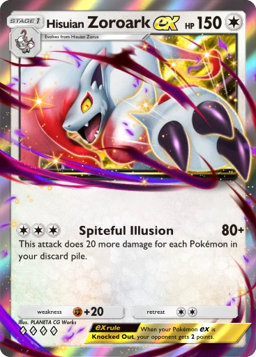 Hisuian Zoroark ex · B4b-192 · ◇◇◇◇ · Deluxe Pack: Mega