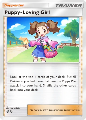 Puppy-Loving Girl · B4b-216 · ◇◇ · Deluxe Pack: Mega