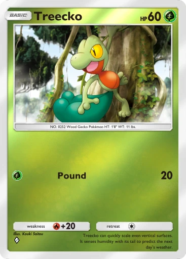 Treecko · B4b-244 · ◇ · Deluxe Pack: Mega