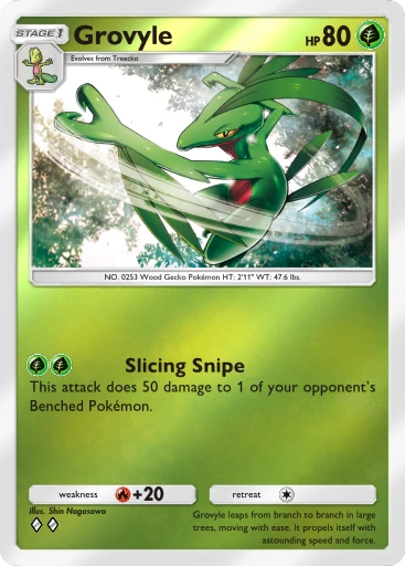 Grovyle · B4b-245 · ◇◇ · Deluxe Pack: Mega