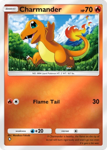 Charmander · B4b-258 · ◇ · Deluxe Pack: Mega