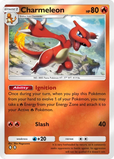 Charmeleon · B4b-259 · ◇◇ · Deluxe Pack: Mega