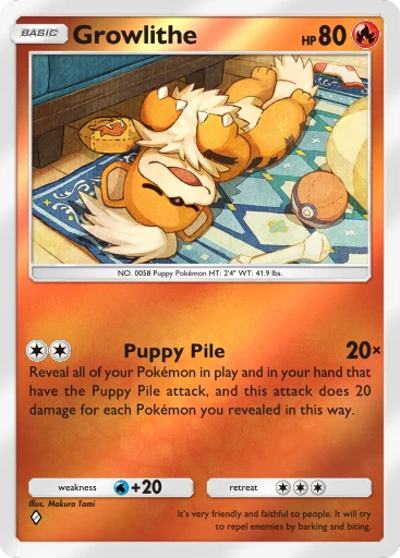 Growlithe · B4b-260 · ◇ · Deluxe Pack: Mega