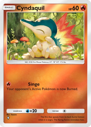 Cyndaquil · B4b-262 · ◇ · Deluxe Pack: Mega