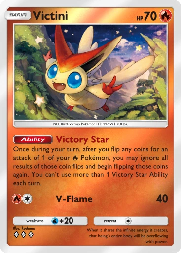 Victini · B4b-267 · ◇◇◇ · Deluxe Pack: Mega