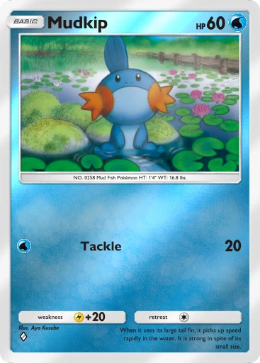Mudkip · B4b-278 · ◇ · Deluxe Pack: Mega