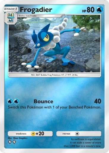 Frogadier · B4b-284 · ◇◇ · Deluxe Pack: Mega