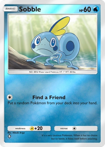 Sobble · B4b-285 · ◇ · Deluxe Pack: Mega
