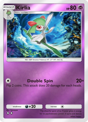 Kirlia · B4b-305 · ◇◇ · Deluxe Pack: Mega