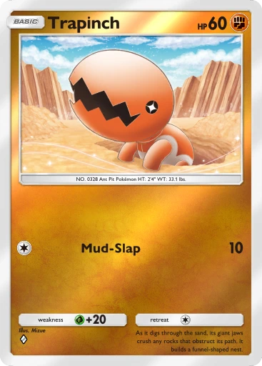Trapinch · B4b-317 · ◇ · Deluxe Pack: Mega