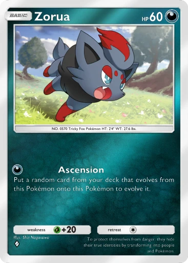 Zorua · B4b-329 · ◇ · Deluxe Pack: Mega
