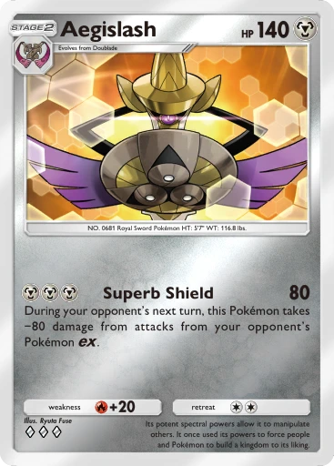 Aegislash · B4b-340 · ◇◇◇ · Deluxe Pack: Mega
